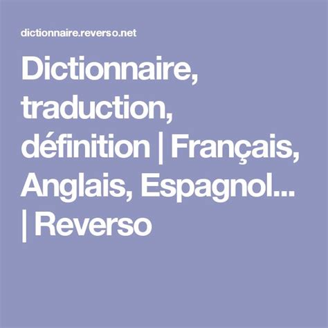 reverso espagnol|dictionnaire français espagnol reverso.